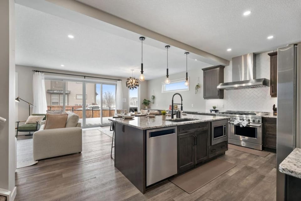 Large Luxury Home Featuring Entertain Room with Karaoke Air Hockey and Pool Table House in Calgary