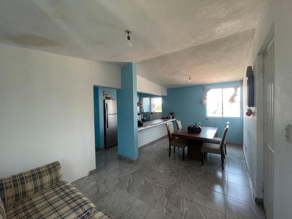 Kitchen or kitchenette, Living room, Dining area