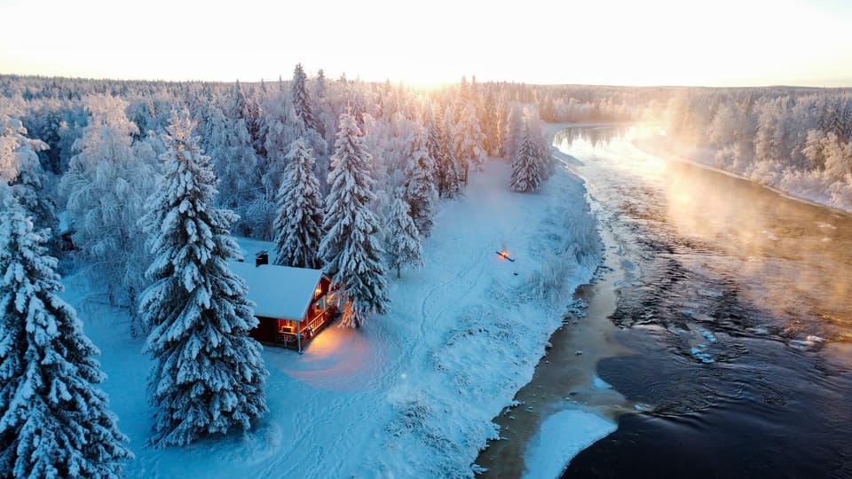 Natural landscape, Winter, Sunrise