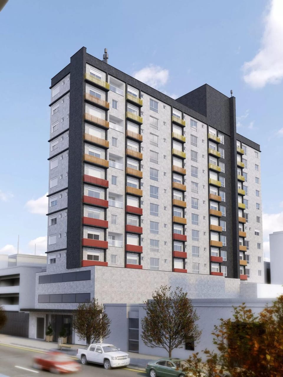 Property building, Facade/entrance, Day