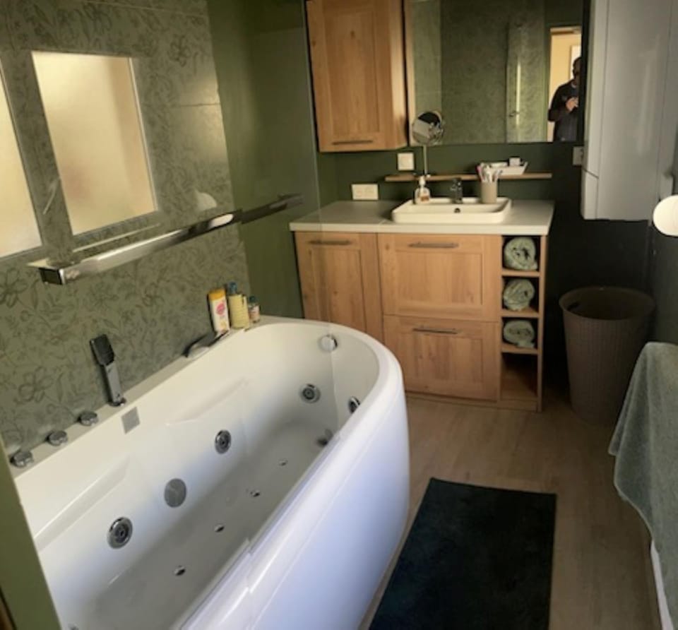 Bathroom, Living room