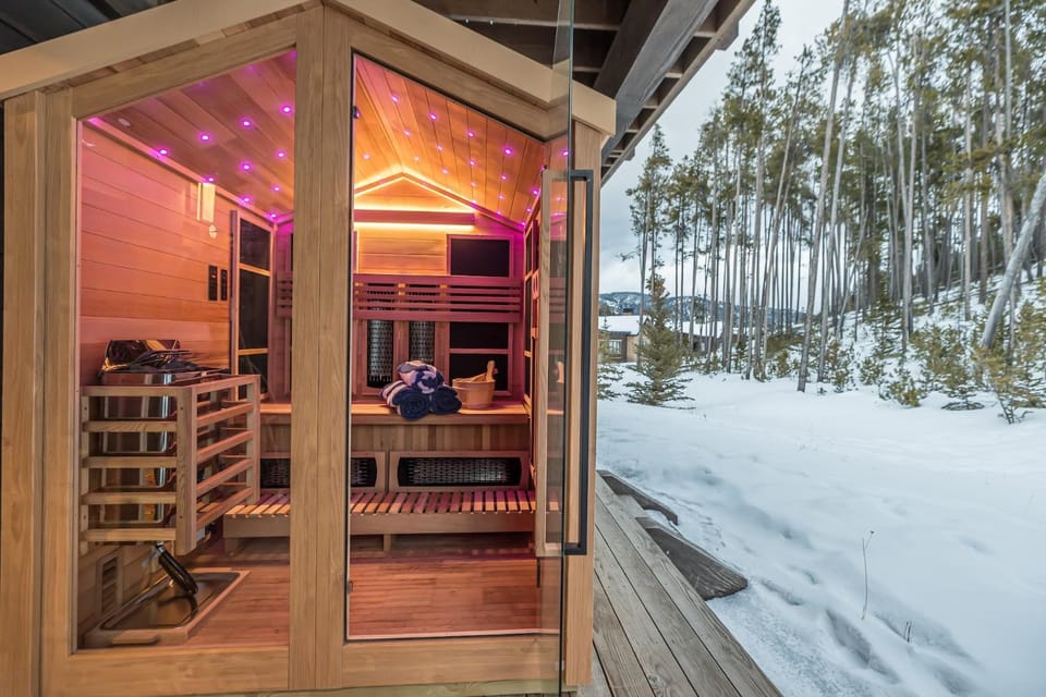 Day, Natural landscape, Winter, Sauna