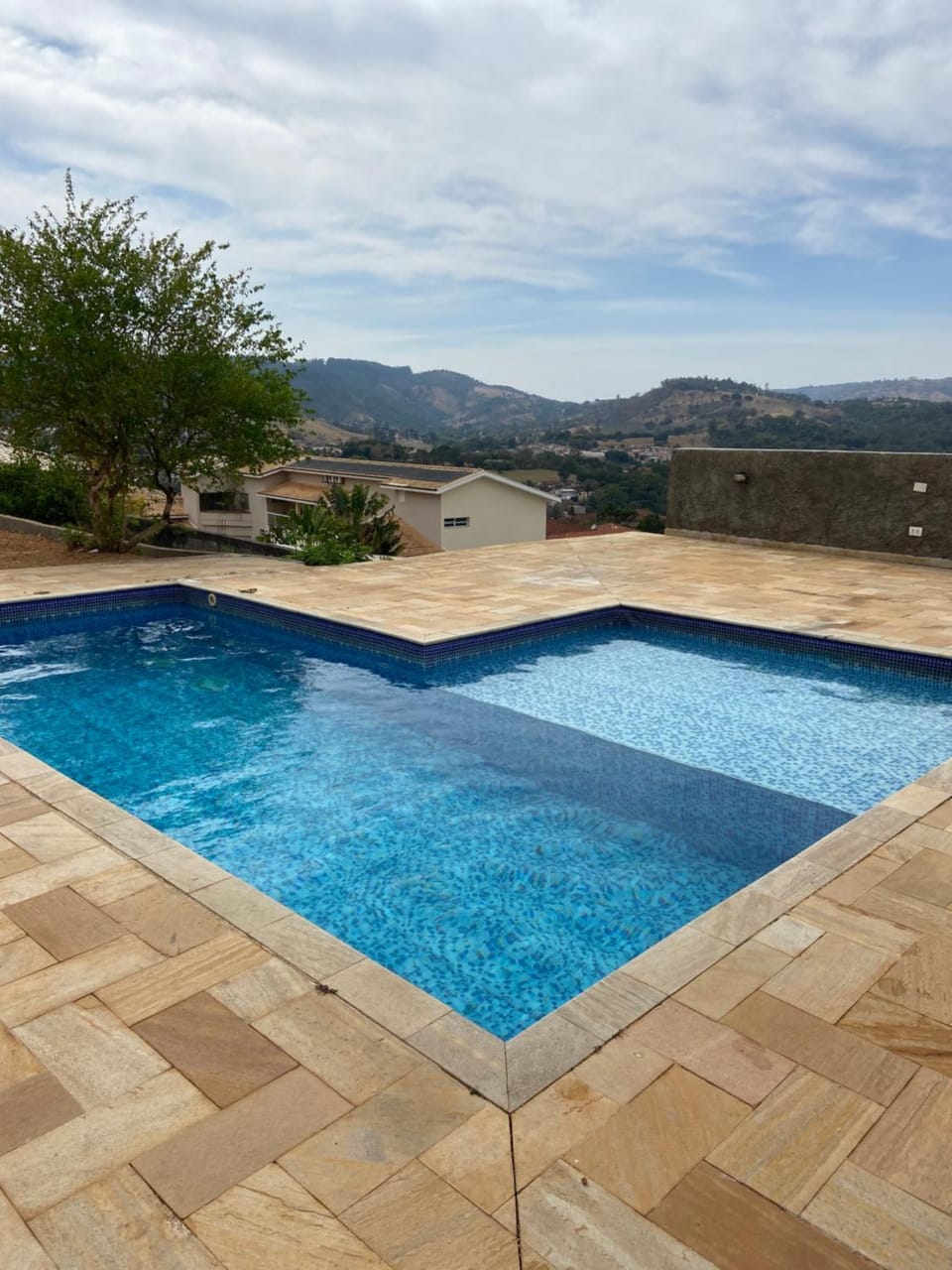 Natural landscape, Mountain view, Pool view, Swimming pool