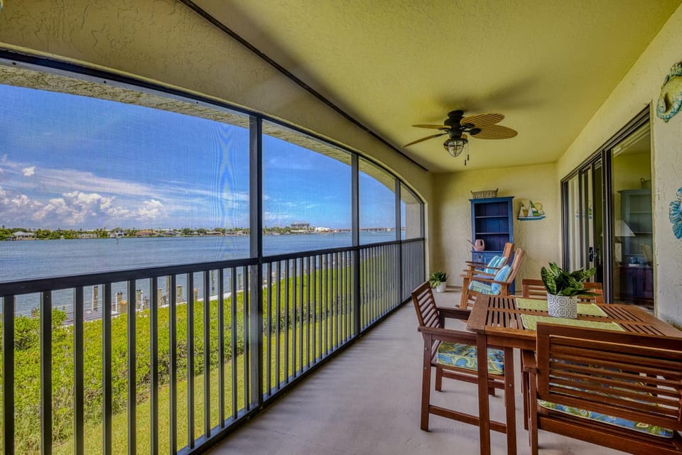 Riverfront Retreat with Stunning Views at 456 Bouchelle #202 Apartment in New Smyrna Beach