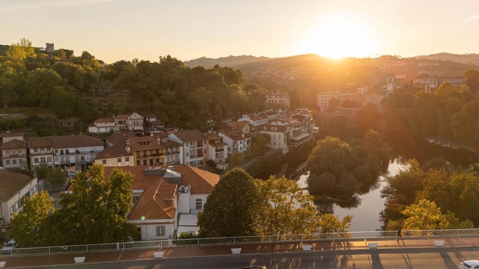 Natural landscape, City view, River view, Sunset