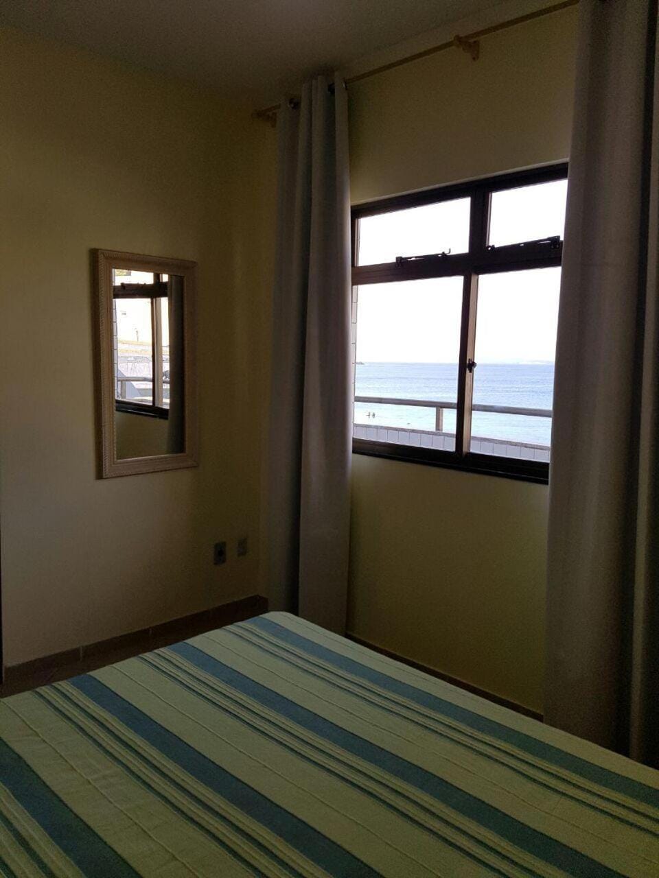 Bed, Balcony/Terrace, Photo of the whole room, Decorative detail, Bedroom, Garden view, Sea view, Street view, Quiet street view