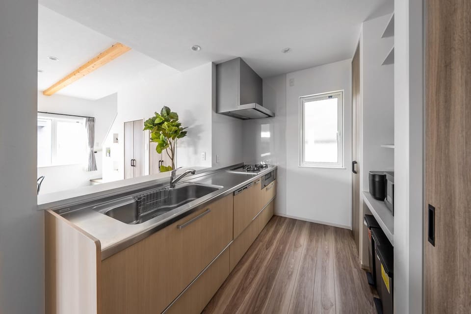 dishwasher, microwave, stove, kitchen