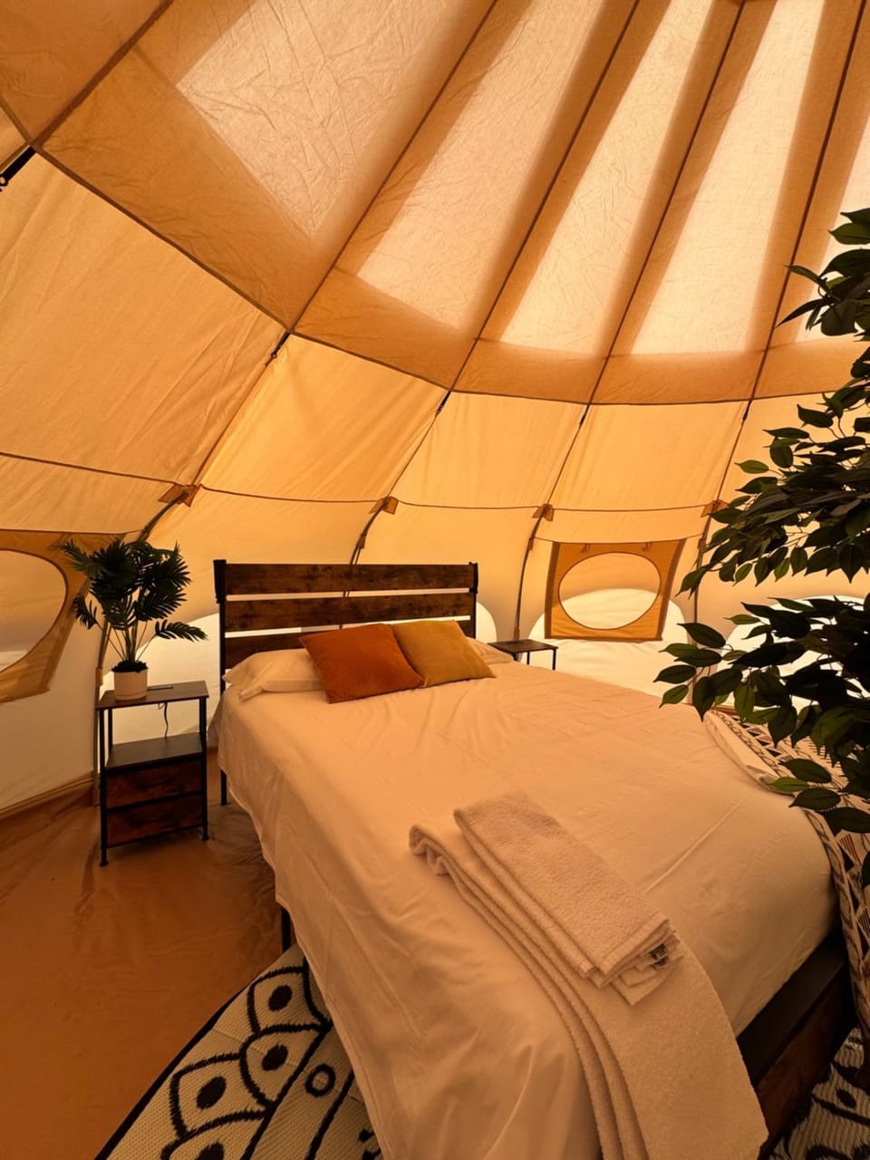Prairie Junction Glamping Tent Luxury tent in Alberta