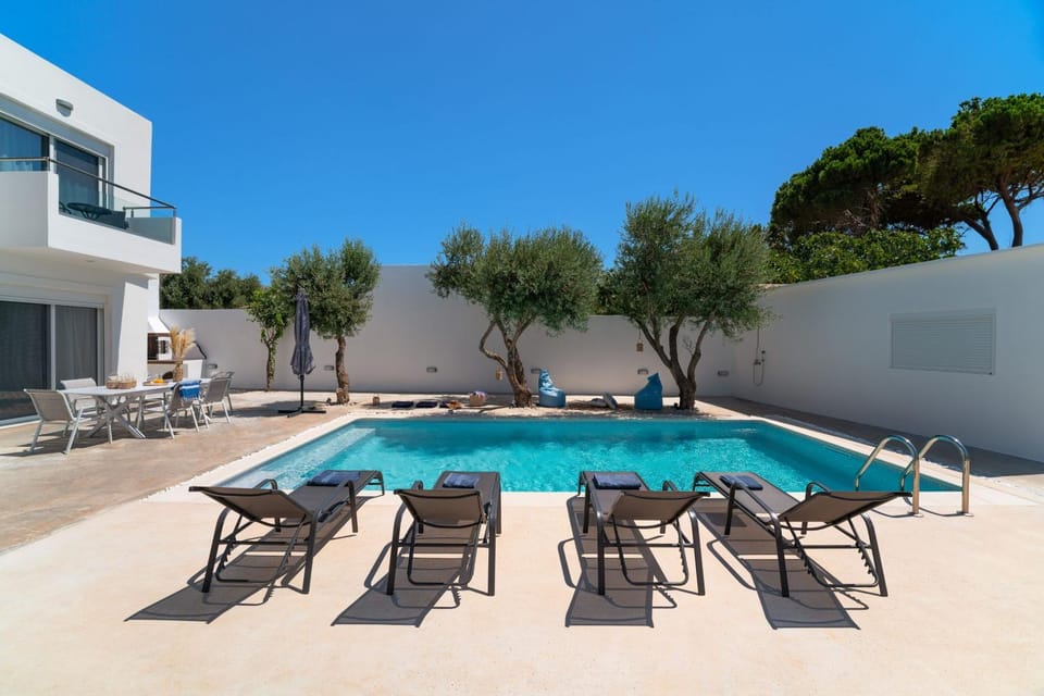 Patio, Day, Pool view, Swimming pool