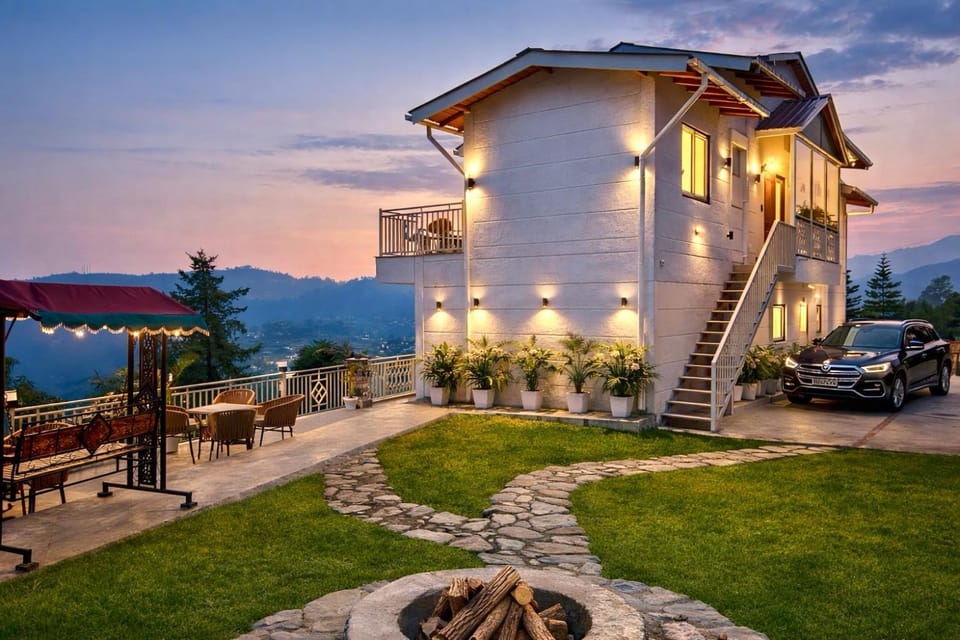 Garden, Parking, fireplace