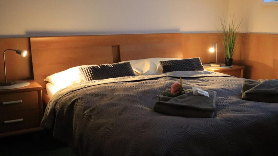 Photo of the whole room, Bedroom