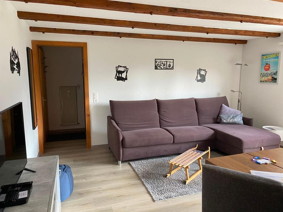 Appartement confortable avec terrasse Apartment in Saanen