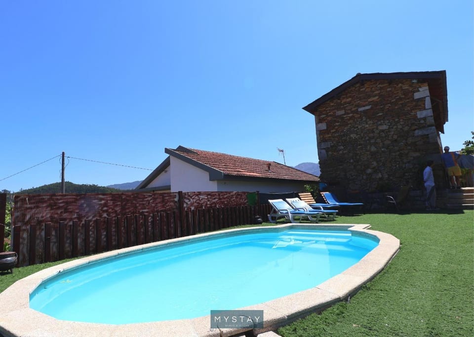 Property building, Living room, Swimming pool