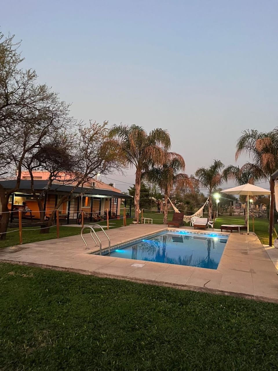 Day, Natural landscape, Garden, Garden view, Pool view, Swimming pool