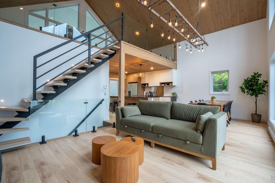 Spa Babyfoot Total comfort - Le Chouette Chalet Chalet in Saint-Donat