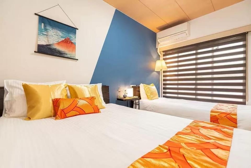Bed, Bedroom, air conditioner