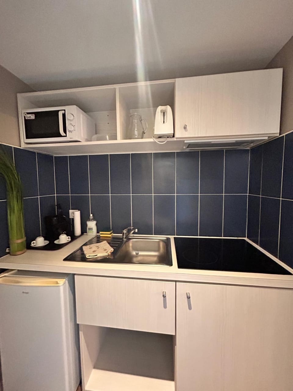 Coffee/tea facilities, stove, toaster