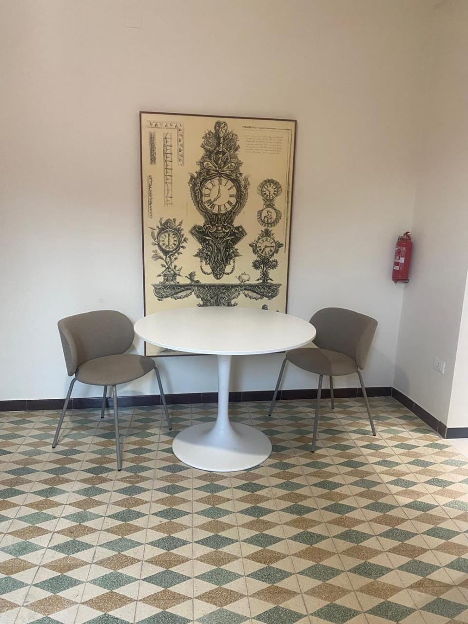 Decorative detail, Seating area