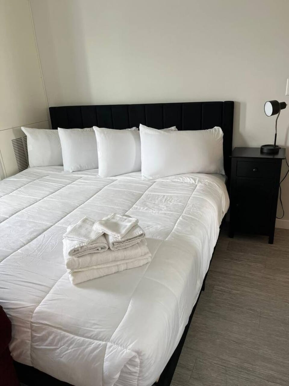 Red Velvet Studio Apartment in Des Moines