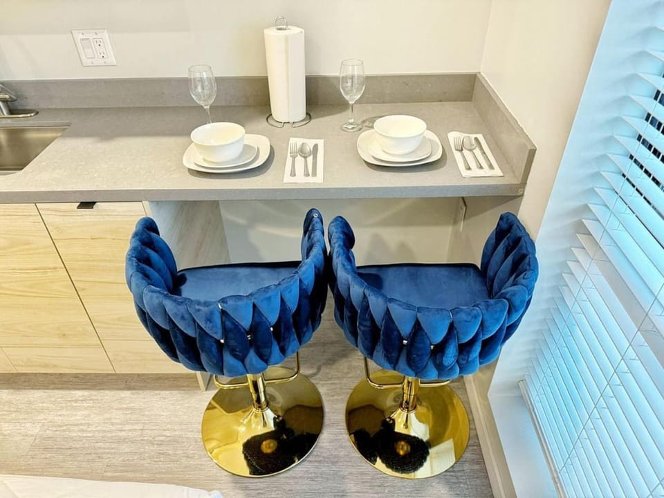Azure Oasis Studio Apartment in Des Moines