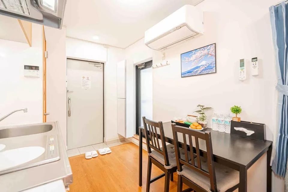 Dining area, air conditioner