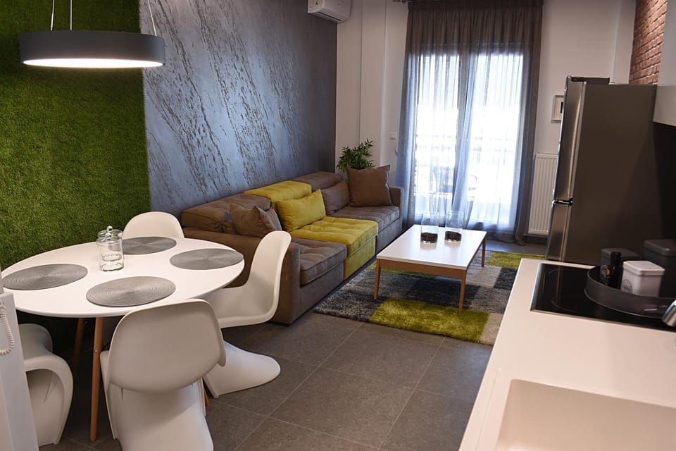 Living room, Seating area, Dining area
