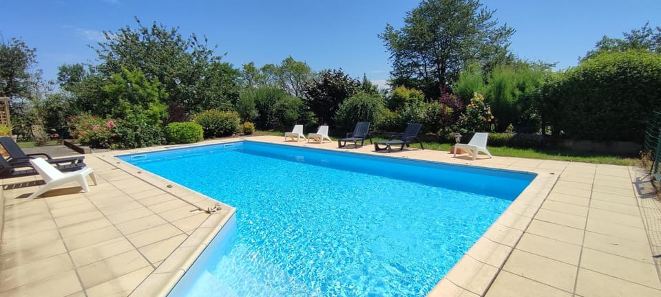 Day, Summer, Garden, Pool view, Swimming pool, sunbed