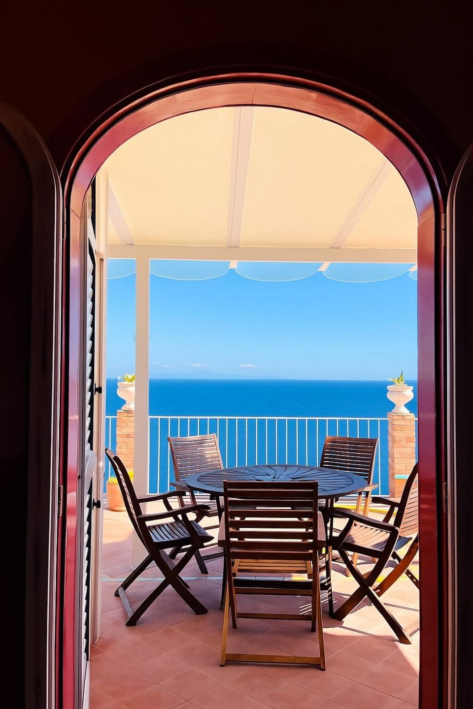 View (from property/room), Balcony/Terrace, Sea view