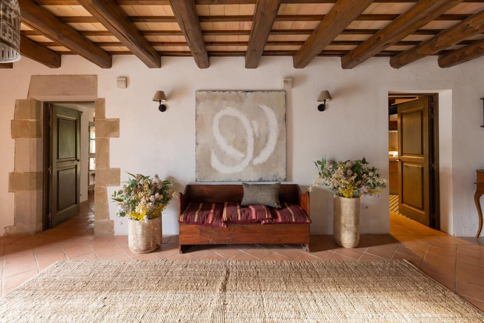 Masia elegant amb jardí i piscina Country House in Selva