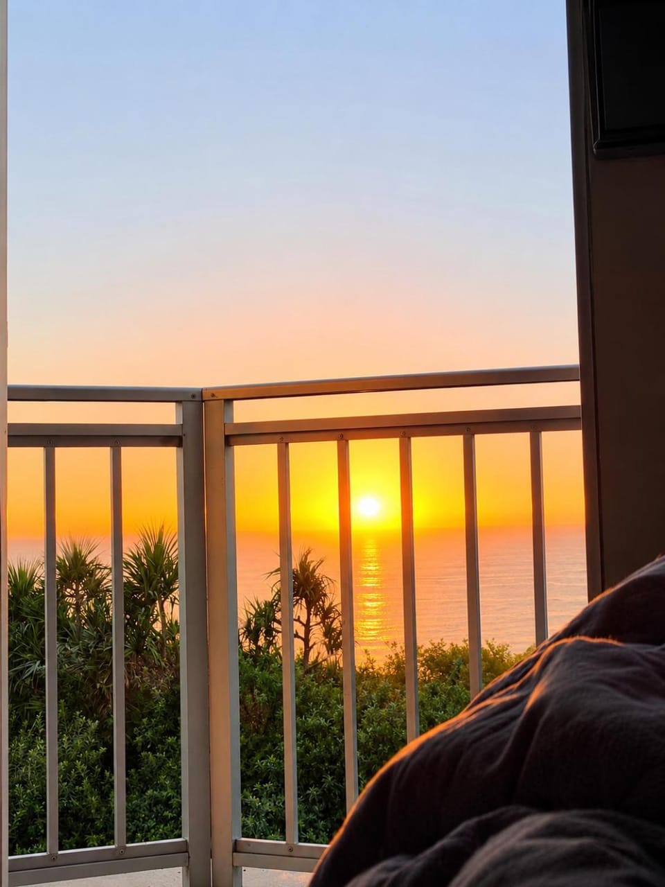 Natural landscape, Balcony/Terrace, Sea view, Sunrise