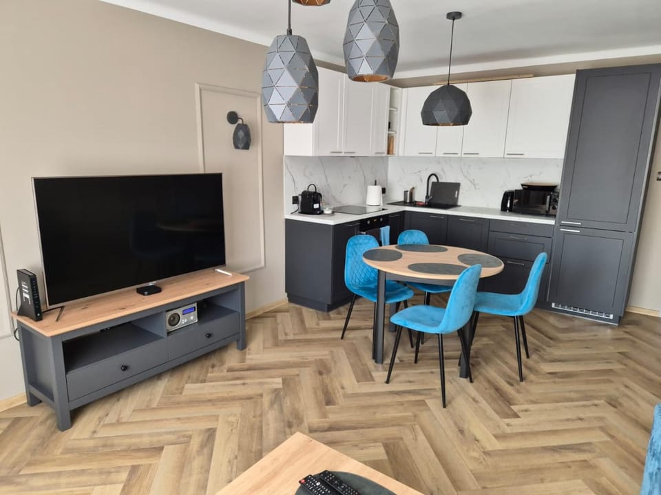 TV and multimedia, Kitchen or kitchenette, Living room, Seating area, stove