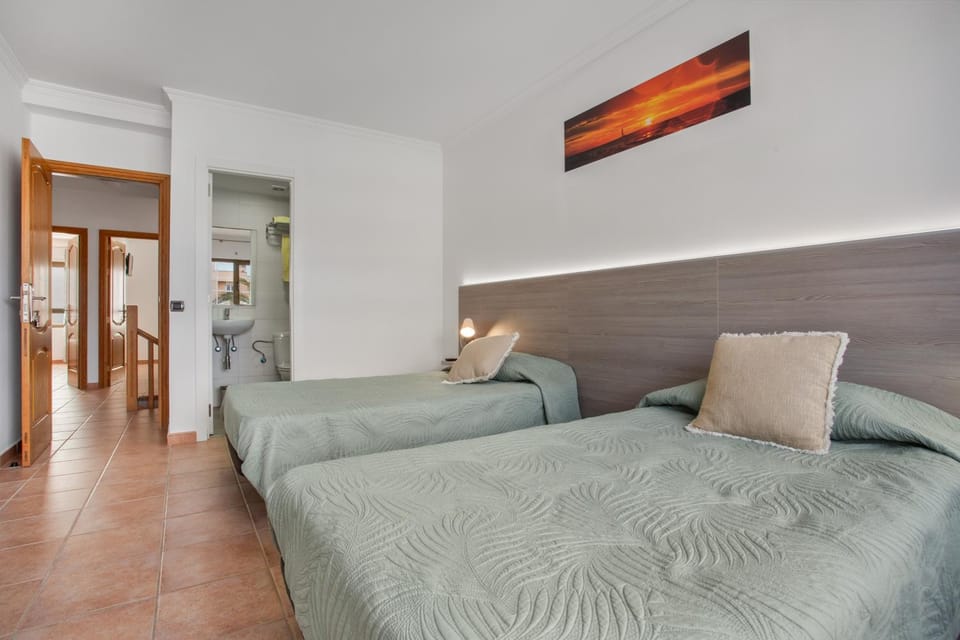 Property building, Living room, Bedroom