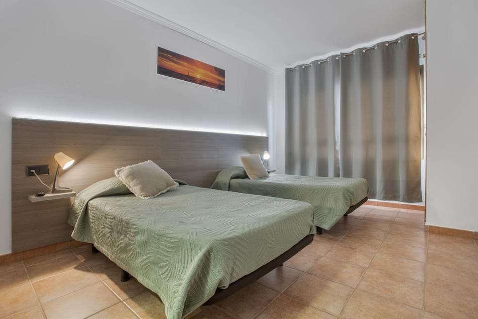 Property building, Living room, Bedroom