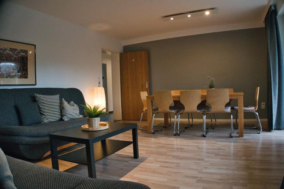 Living room, Seating area, Dining area