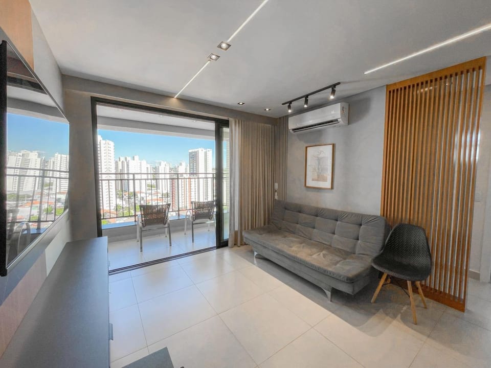 Flat Espaçoso com Uma Bela Vista e 2 Quartos Apartment in Campo Grande