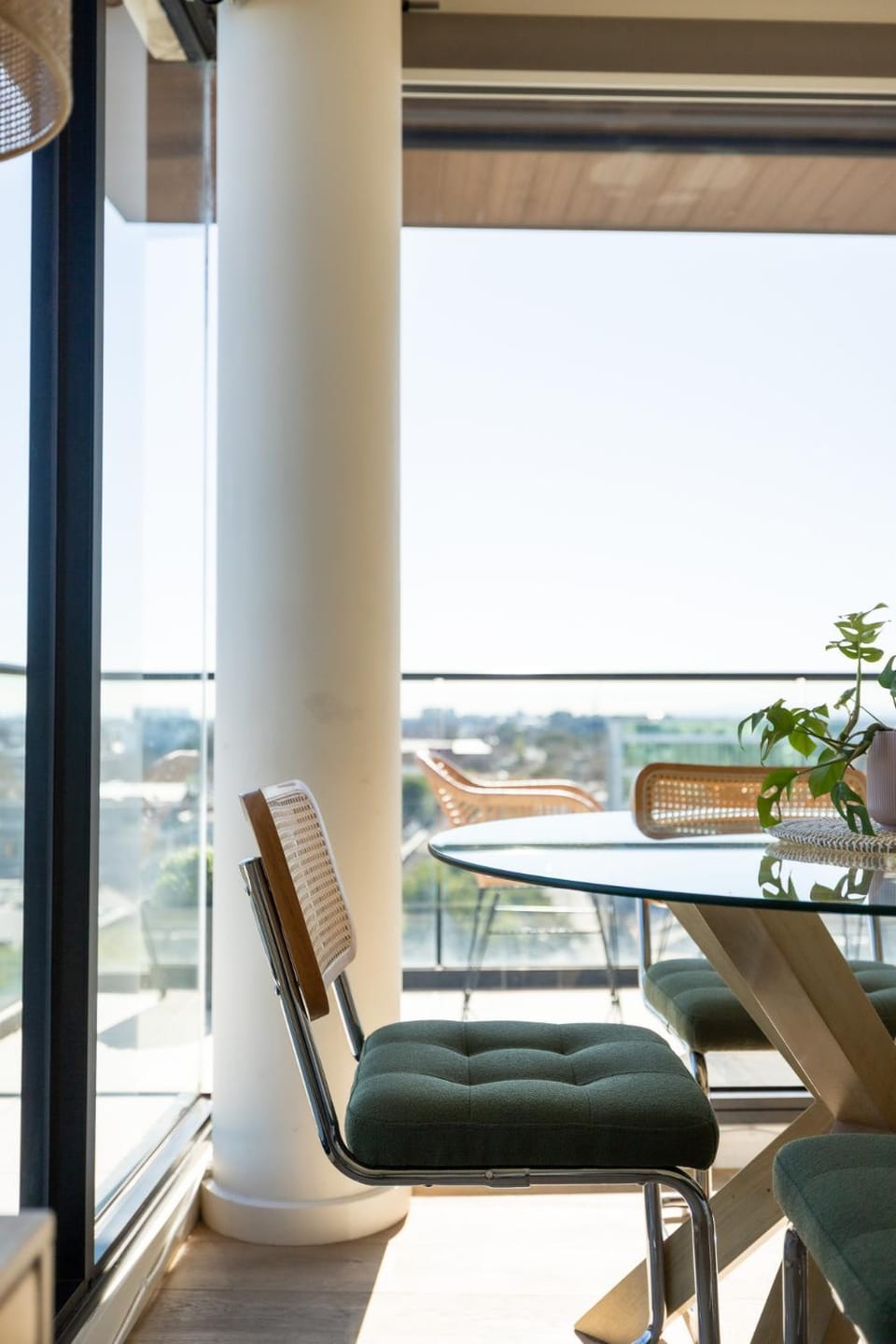 View (from property/room), Balcony/Terrace, Seating area, Dining area