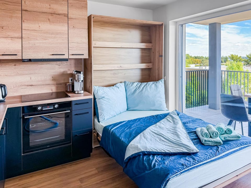 Apartmán s krásným výhledem na jezera a Pálavu Apartment in South Moravian Region