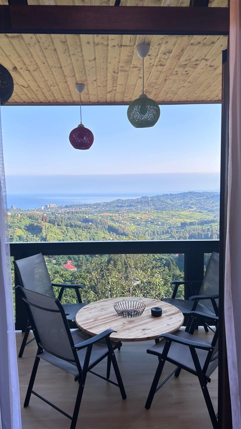 Patio, Day, Natural landscape, View (from property/room), Balcony/Terrace, Dining area, Sea view