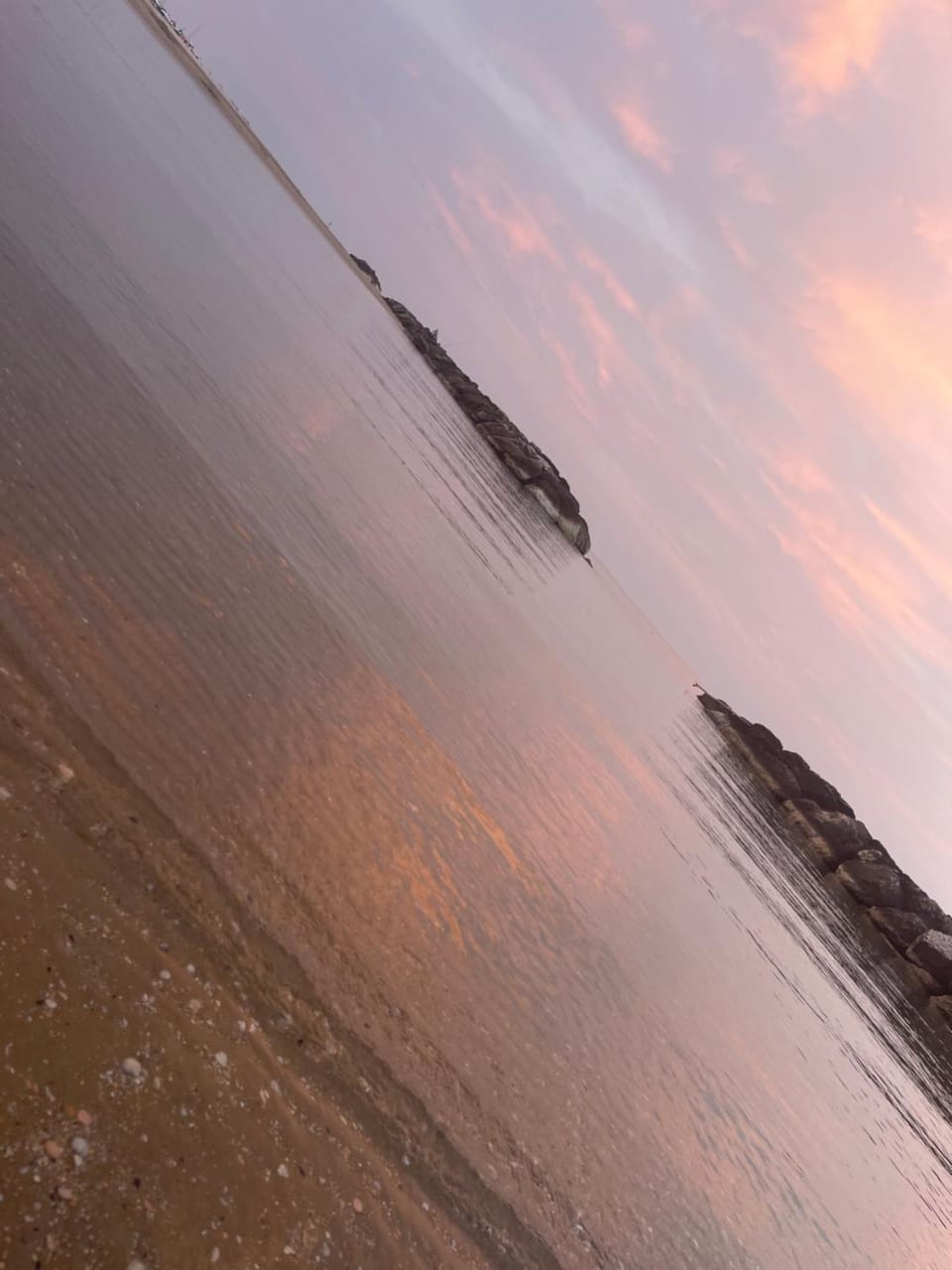 Day, Natural landscape, Beach, Sea view, Sunrise, Sunset