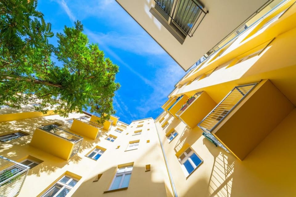Stylish Studio with Balcony at the National Museum Apartment in Prague