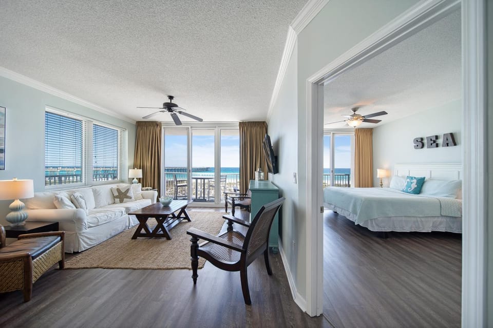 Summerwind West 201 - Unobstructed Gulf Views - Navarre Beach Luxury - Free Beach Svc Apartment in Pensacola Beach