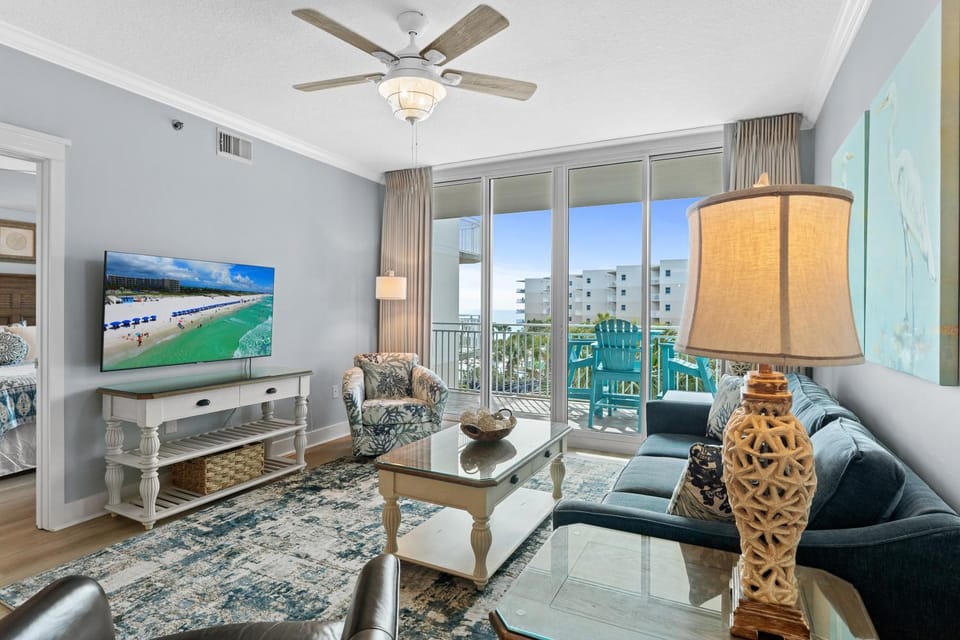Waterscape A420 - Beachy-Chic - Ocean View - Free Beach Service Apartment in Okaloosa Island