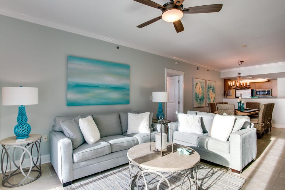 Waterscape A606 - Gulf & Pool Views - Free Beach Service - Top Floor Apartment in Okaloosa Island