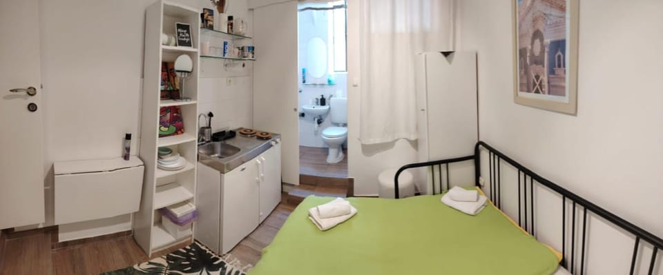 Bed, Kitchen or kitchenette, Living room, Photo of the whole room, Dining area, Bedroom