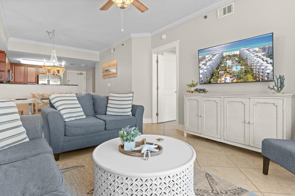 Waterscape A630 - Beachy-Chic - Beach View - Free Beach Service Apartment in Okaloosa Island