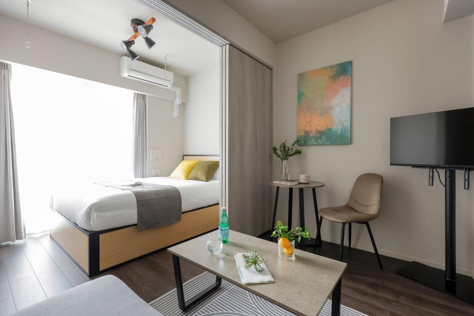 Bed, TV and multimedia, Bedroom, air conditioner