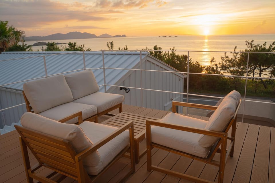 View (from property/room), Balcony/Terrace, Sunset