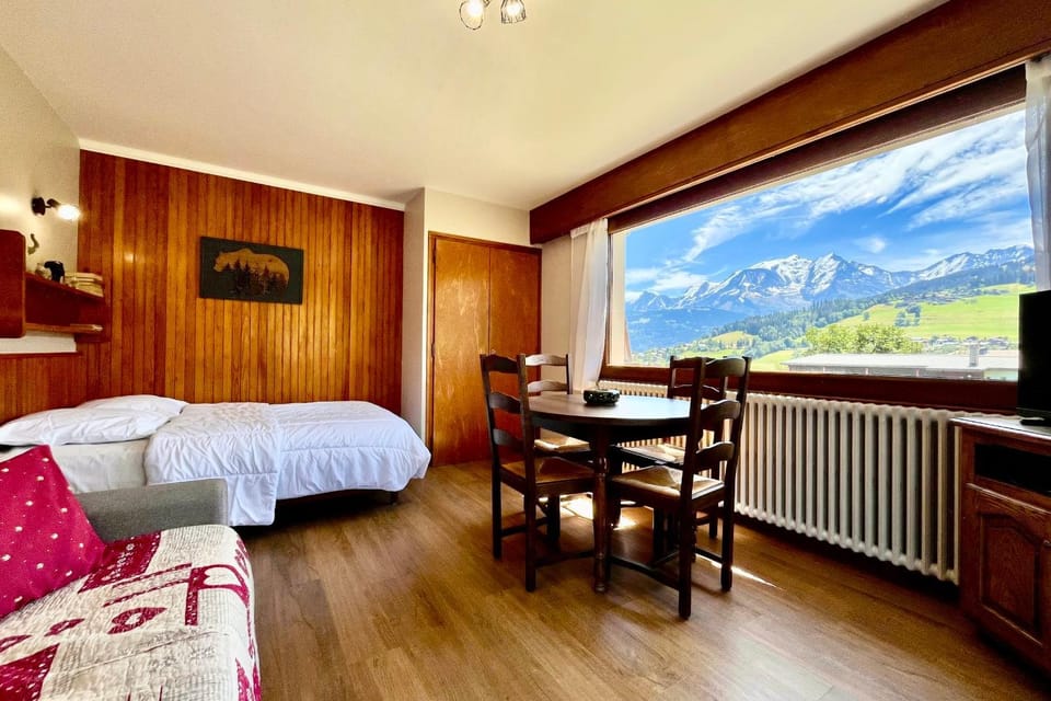 Le Nid Étoilé - Mountain view Apartment in Combloux