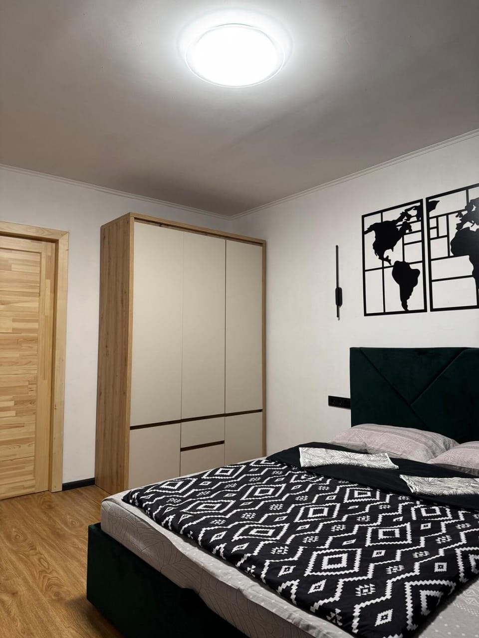 Bed, Bedroom, wardrobe