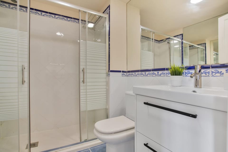 Bathroom, Living room